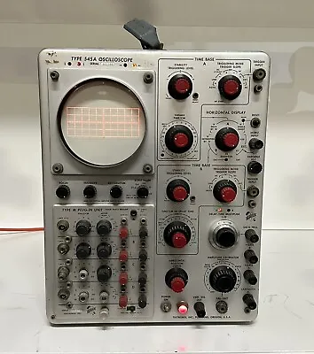 Buy Tektronix 545A Oscilloscope With Type M 4-Trace Pre Amp ~ Power On / UNTESTED • 399.88$