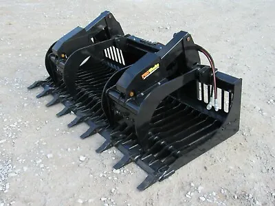 Buy 84  Severe Duty Rock Grapple Bucket With Teeth Skid Steer Loader Attachment  • 3,199.99$
