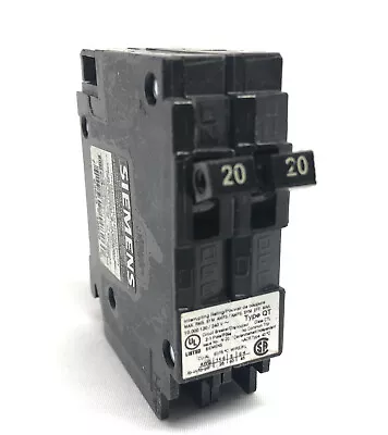 Buy Siemens 20/20 Amps Single Pole Circuit Breaker Type QT • 16.50$
