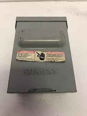 Buy Siemens 60 AMPS WN2060 Rain Proof Pullout Switch 240V • 29.95$