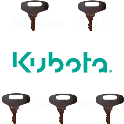 Buy 5 Kubota Ignition Keys B L Series Tractor And GL Series Generator 66711-55240 • 10.95$