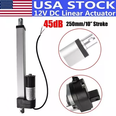 Buy USA Electric 10  Silent Linear Actuator Heavy Duty 1200N 12V DC Motor Auto Lift • 29.99$