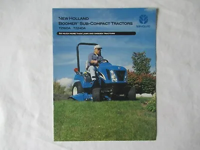 Buy New Holland TZ18DA TZ24DA Boomer Lawn Garden Sub-compact Tractor Brochure • 14.99$