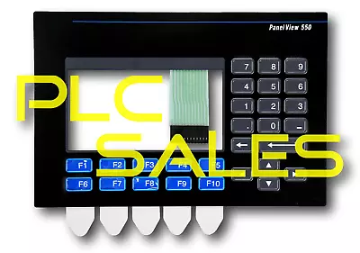Buy Allen Bradley Panelview 550 Replacement Keypad Membrane 2711-K5A2 + 2711-B5A2 • 85$