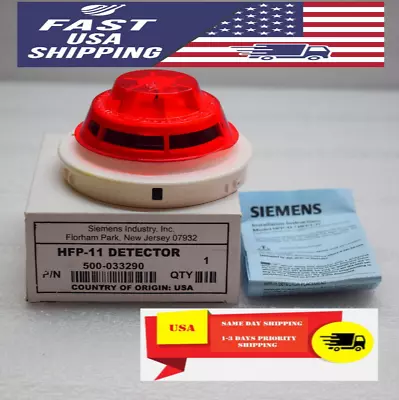 Buy 1x SIEMENS HFP-11 FIREPRINT FIRE ALARM SMOKE HEAT DETECTOR HFP11 US STOCK • 110$