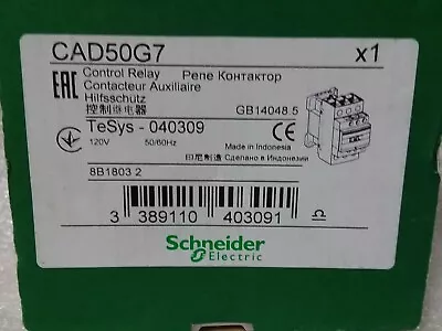 Buy Schneider Electric CAD50G7 Control Relay NEW NIB • 40$