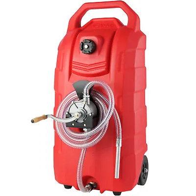 Buy VEVOR 16 Gallon Fuel Caddy Portable Gas Storage Tank 7.8 L/min With Manual Pump • 119.99$