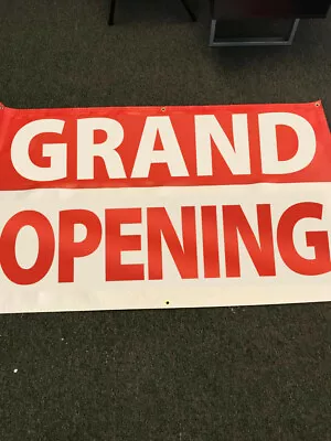 Buy 3x5 GRAND OPENING Vinyl Banner Sign Retail Business Shop Store Boutique Signage • 56.99$