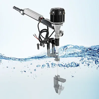 Buy 5HP 1000W Electric Outboard Trolling Motor Boat Engine Aluminum Alloy Propeller • 300$