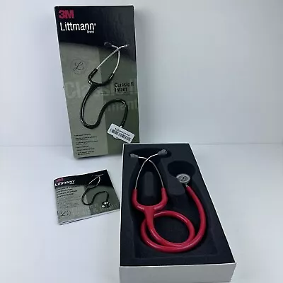 Buy Littmann Classic II Pediatric Stethoscope, Red, 2113R • 94.99$