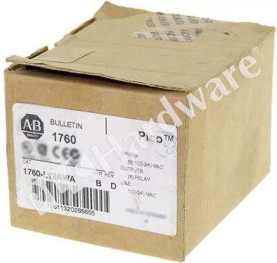 Buy Surplus Open Allen Bradley 1760-L12AWA /B Pico Controller 8-In/4-Out With RTC • 1,299$