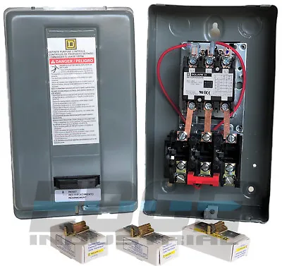 Buy Square D Electric Magnetic Motor Starter Control 7.5hp 230v 3ph 8911dpsg23v09 • 279.95$
