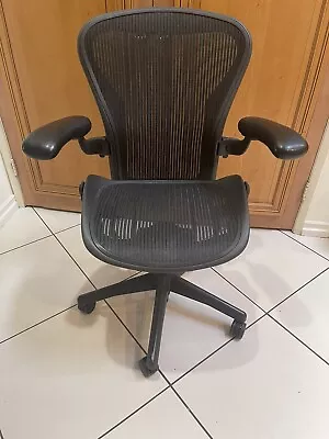 Buy Herman Miller Aeron B Size Chair Basic Model Great Condition • 256$