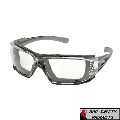 Buy Elvex Go Specs IV Safety/Glasses/Goggles A/F Lens Dark Gray Temples Z87.1  • 8.95$