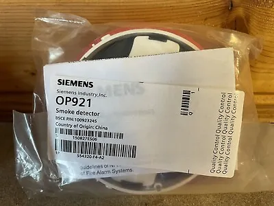 Buy Siemens OP921 Photoelectric Smoke Detector • 40$