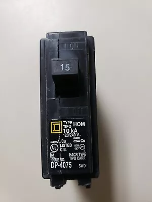 Buy Square D Schneider Electric H0M115 Plug -In Mount Std Miniature Circuit Breaker • 60$