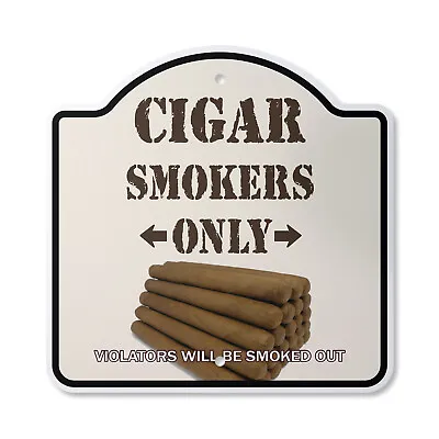 Buy Cigar Smokers Only Plastic Sign Room Shop Humidor Cuban Cutter Lighter • 14.99$