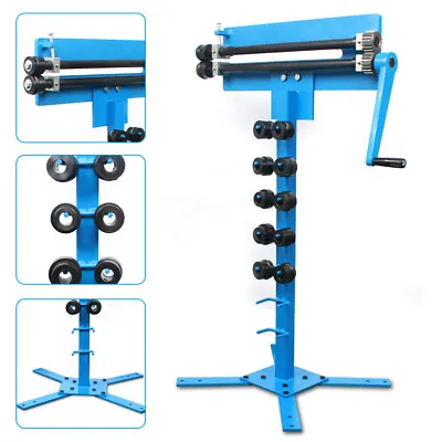 Buy Manual Bead Roller Sheet Metal Bead Roller Set Multifunctional Bending Machine • 330$