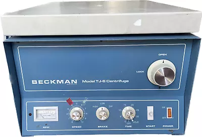 Buy Beckman TJ-6RS Tabletop Centrifuge W/ Rotor, Buckets, And Inserts • 550$