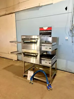 Buy Lincoln Impinger 1116 Double Stacked Nat Gas 18w Conveyor Pizza Oven On Stand • 1$