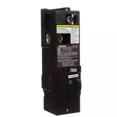 Buy Siemens QS2200HH Main Circuit Breaker 2-Pole / 200 Amp 120/240Vac Type HQS - NEW • 199$