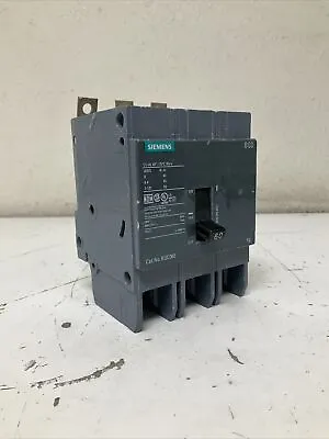 Buy Used Siemens BQD360 60 Amp, 3 Pole, 480 Volt Breaker • 125$