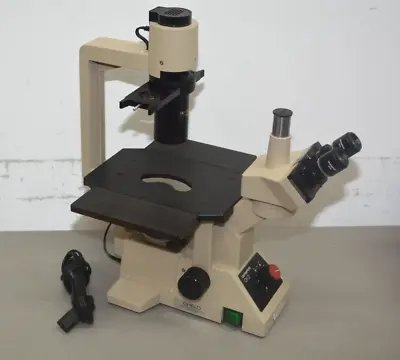 Buy ^ Olympus CK 2 Inverted Phase Contrast Microscope W/ Objective 0.10 #X1107 • 650$