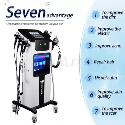 Buy 8 In 1 Oxygen Jet Hydra Facial Machine Anti Aging Acne Treatment Spa Equipment • 1,830$
