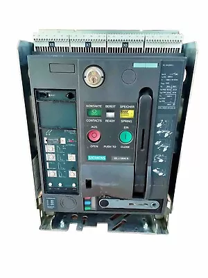 Buy Siemens Air Circuit Breaker 3wl9211-2ac31-0ba1 1600a / Siemens 3wl92112ac310ba1 • 6,000$