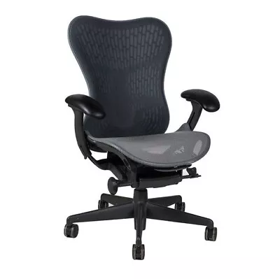 Buy Herman Miller Mirra 2 Chair  - Graphite Fully Loaded With Forward And Rear Tilt • 500$