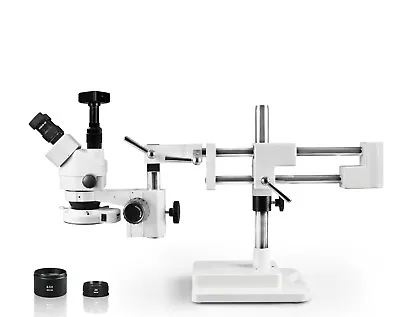 Buy Trinocular Zoom Stereo Microscope, 16MP Digital Camera • 724.20$