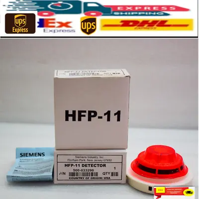 Buy New Original Siemens Hfp-11 Fire Alarm Smoke Heat Detector Express Shipping • 88.99$