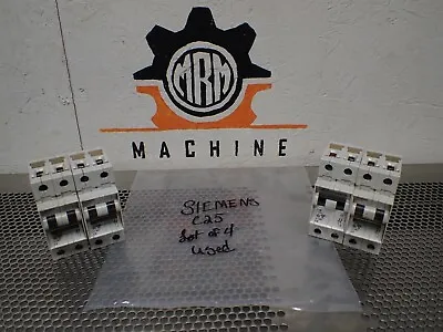 Buy Siemens 5SX22 C25 Circuit Breakers 2Pole 400V Used With Warranty (Lot Of 4) • 54.99$