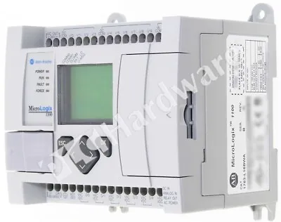 Buy Allen Bradley 1763-L16BWA /B MicroLogix 1100 120/240V Power 16-P I/O Controller • 625.86$