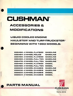 Buy Cushman Accessories And Modifications Haulster Turf-Truckster 840199 • 17$