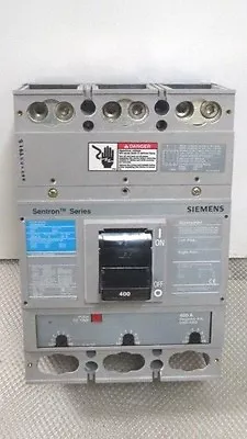 Buy Siemens Sentron Jxd6 Breaker 400 Amp 600 Vac W/ 400 Amp Trip Model Jxd63b400 • 274.99$