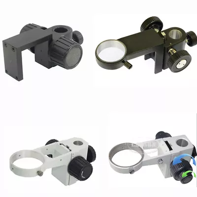 Buy 25/32/50/76mm Fine Adjustment Bracket Lens Holder Stand For Microscope Camera • 39.95$