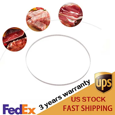 Buy 5 Pack Band Saw Blades 4TPI Meat Bandsaw Blades Meat Bone Cutting Carbon Steel • 36$
