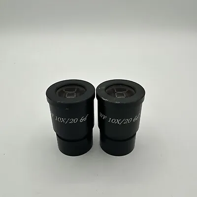 Buy AmScope Pair Of 10X Super Widefield Viewing Microscope Eyepieces • 40$