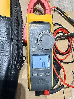 Buy ꙮ Fluke 902 FC True-RMS HVAC Clamp Meter, Magnet, Leads Cat3/4, And Case Used • 200$