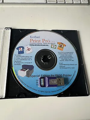 Buy Kothari Print Pro For Epson P600 Printer DTG DTF Edition Software • 600$