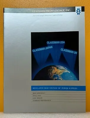 Buy Glassman High Voltage 1991 Regulated High Voltage DC Power Supplies Catalog. • 49.99$