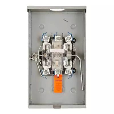 Buy Siemens Meter Socket 200-Amp 5 Jaw Ringless Lever Bypass OH Fed Continuous Duty • 249.91$