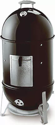 Buy Weber 721001 Smokey Mountain Cooker Smoker, Black Porcelain On Steel, 18 In. - • 419$