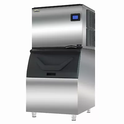 Buy 400lbs/24H Commercial Ice Maker Machine 1201W SECOP Compressor Large Storage Bin • 1,899$