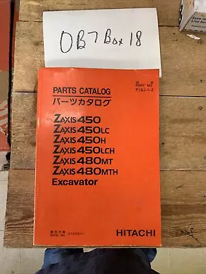 Buy HITACHI ZAXIS 450 LC Excavator Crawler Trackhoe Parts Manual Book Catalog Spare • 82.89$