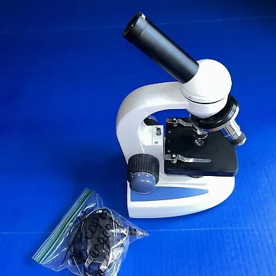 Buy AmScope 40X-1000X Portable Student Compound Microscope All-Metal Light Works • 47.95$