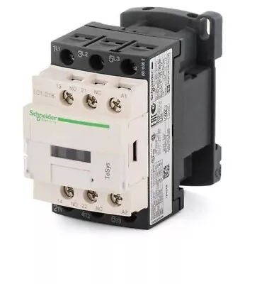 Buy Schneider Electric LC1D18G7 Non-Reversing Contactor 18A,3 P,10 Hp At 460 Vac NEW • 119$