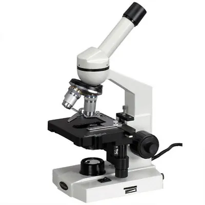 Buy AmScope 40X-1000X Monocular Biological Microscope Student / Multi-Use • 170.84$