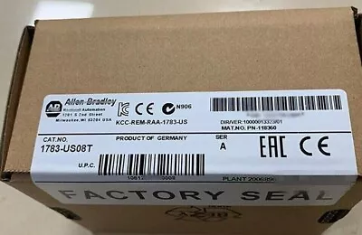 Buy New Sealed AB 1783-US08T /A Stratix 2000 Switch Unmanaged 8 Copper 1783US08T • 198$